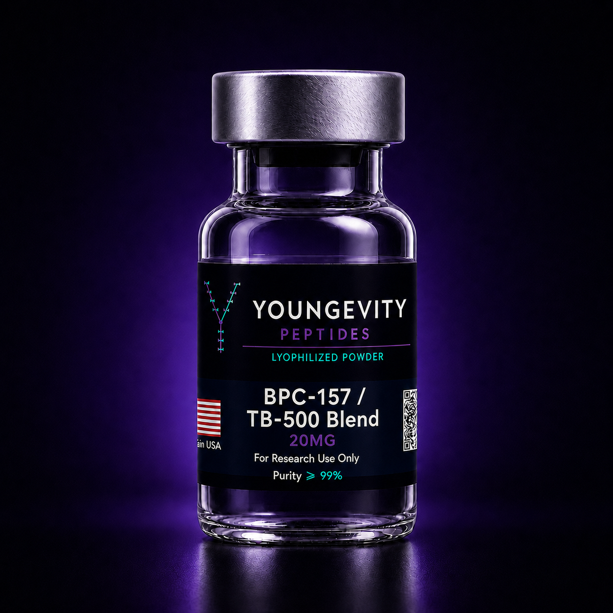 Blend: BPC-157 TB-500 Peptide (20MG)
