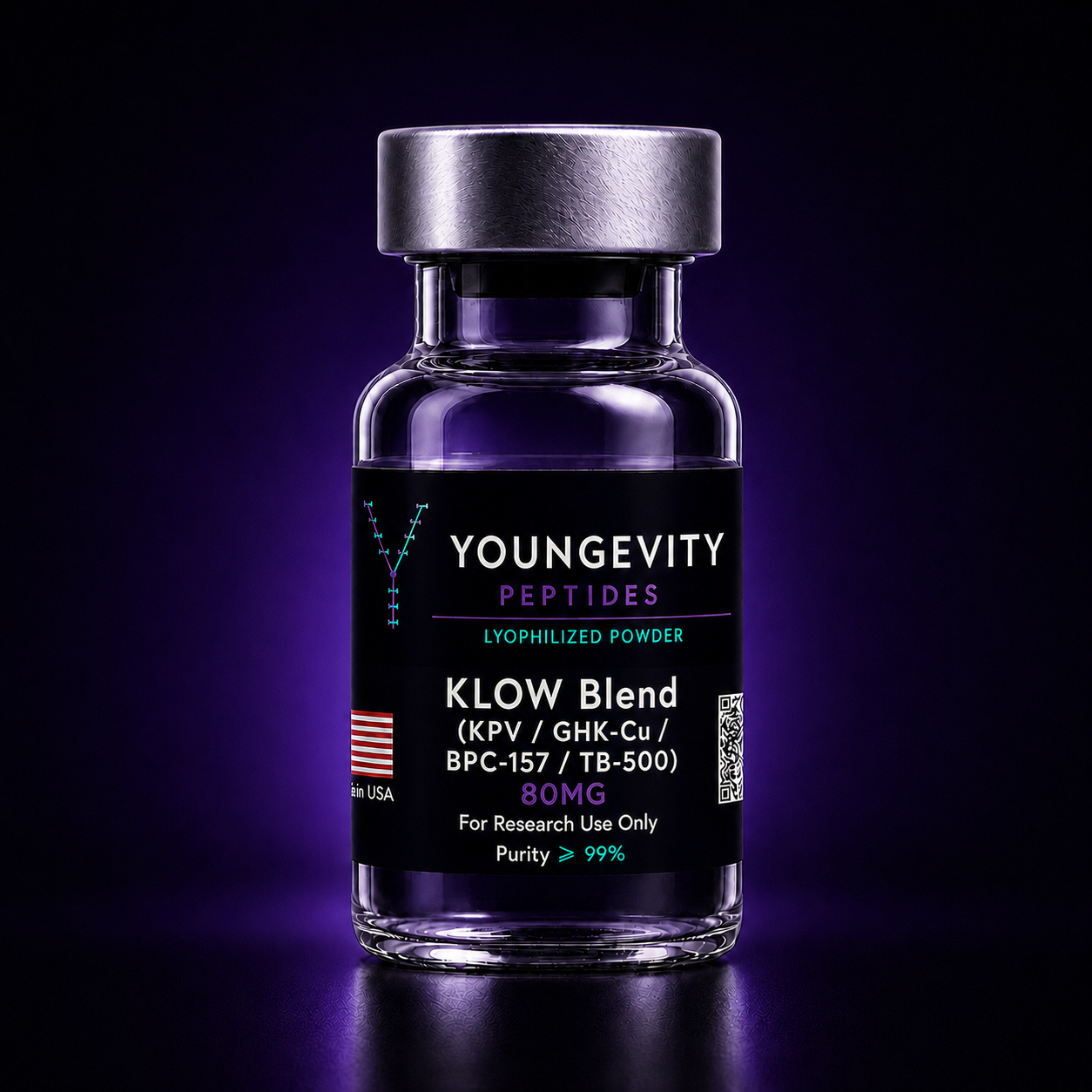 Blend: KPV GHK-Cu BPC-157 TB-500 (KLOW)